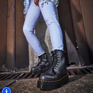 Dr. Martens Jadon Fluff Metallic Boot